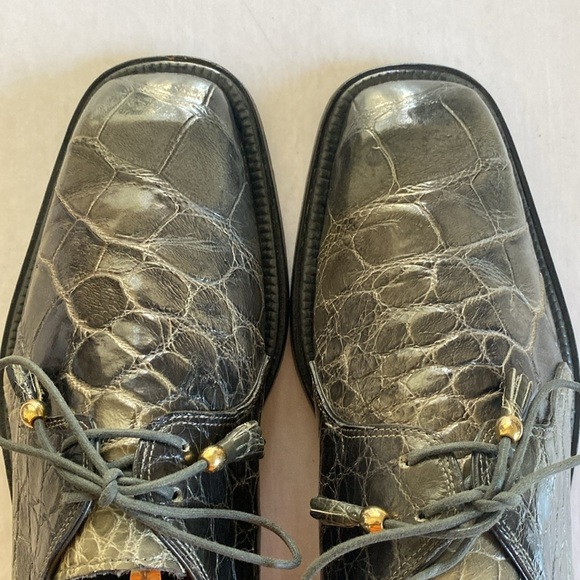 MAURI Men’s Genuine Alligator Shoes Size 9. Made in Italy main image 10